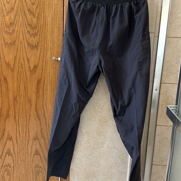 Dark grey scrub elastic water pants - Picture 2 of 2